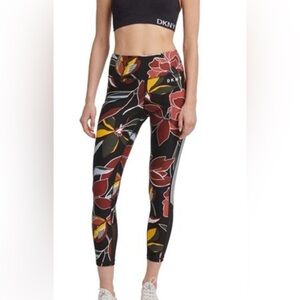 DKNY sport Floral Patterned yoga pants